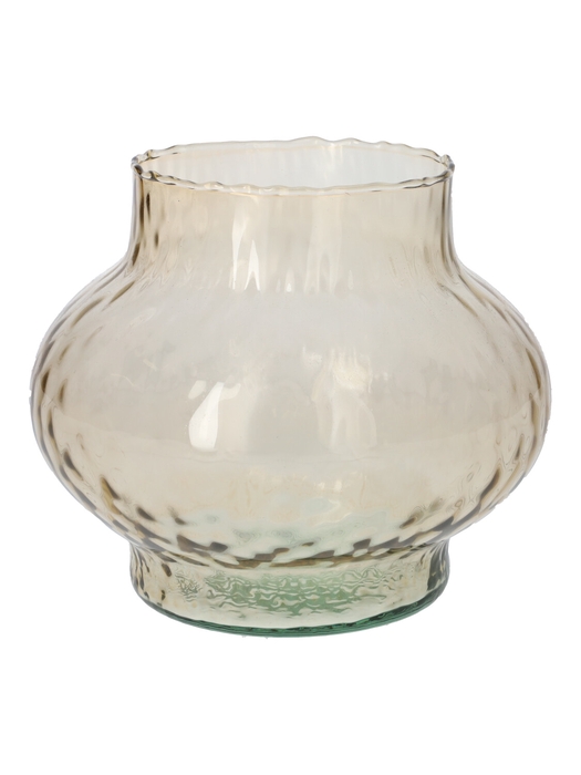<h4>DF02-883912100 - Vase Hammer1 d11.5/19xh16.5 beige Eco</h4>