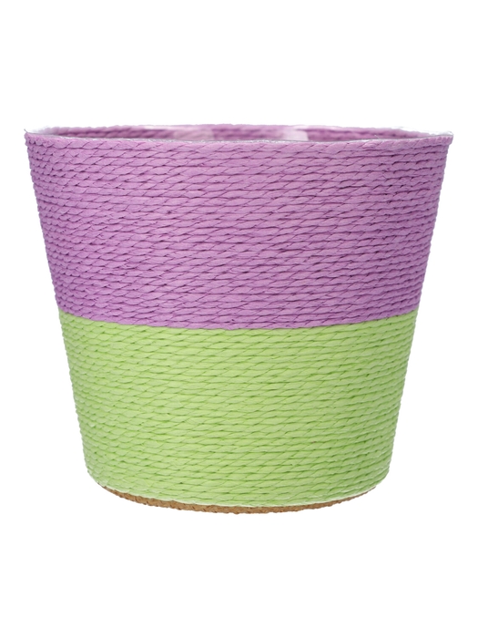 <h4>DF06-590523947 - Basket Riley Duo d13.5xh11 lilac/green</h4>
