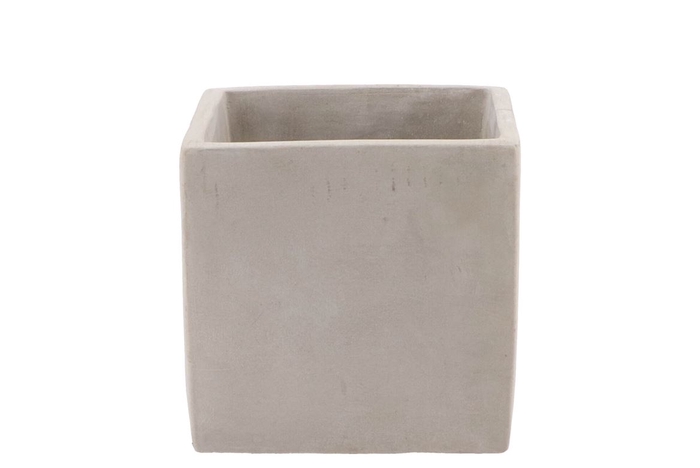Concrete Pot Square 13x13x13cm