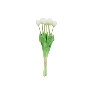 Silk Tulip 7x White 43cm