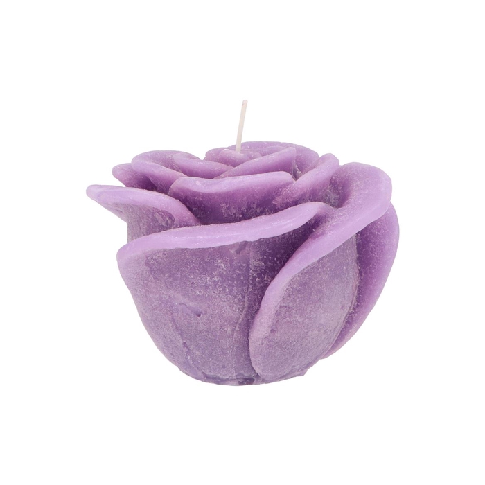<h4>Candle Roos Lila 14x12cm</h4>