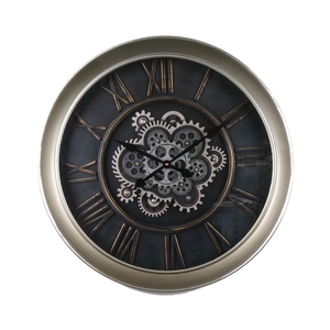 Clock Gear Ø65cm Grey 01872