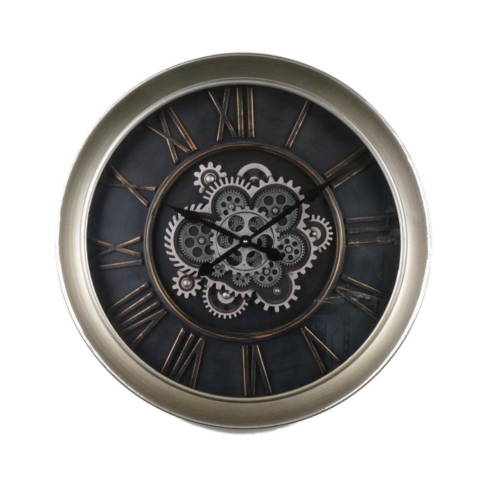 Clock Gear Ø65cm Grey 01872