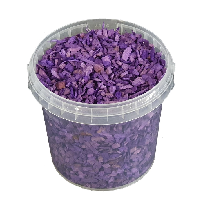<h4>Wood chips 1 ltr bucket Purple</h4>