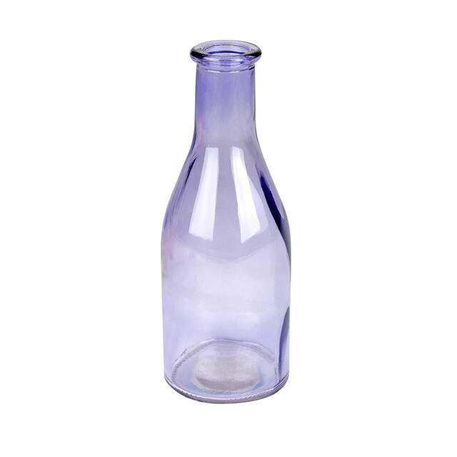 Vase Moroni glass D6,5xH18cm purple transparent
