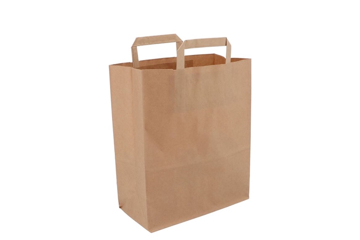 <h4>Flowermaterial Brown Paper Carrier Bag 26x11x31cm Set Of 250</h4>
