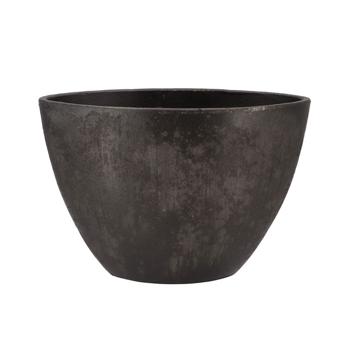 <h4>Bali Black Coal Bowl Ovl 34x16x23cm</h4>