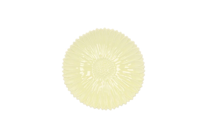<h4>Bloom Daisy Plate Yellow 11x11x2cm</h4>