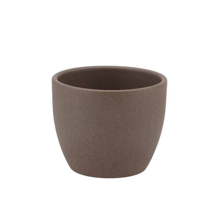 <h4>Ceramic Pot Brown 10cm</h4>