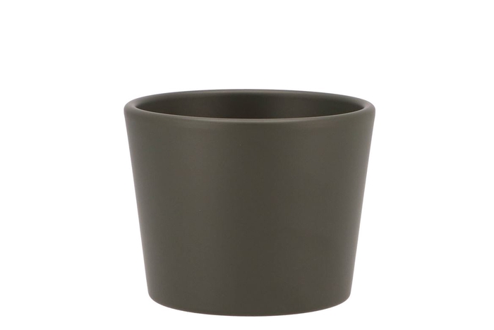 <h4>Ceramic Pot Dark Green 11cm</h4>