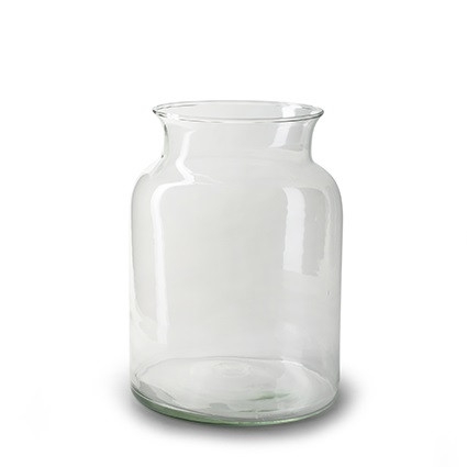 Glas Eco flesvaas d19*25cm