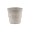 Concrete Pot Round Grey 19x19cm