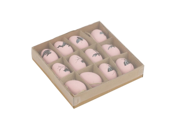 <h4>Deco Egg Tattoo 12pc Pink H4.0</h4>