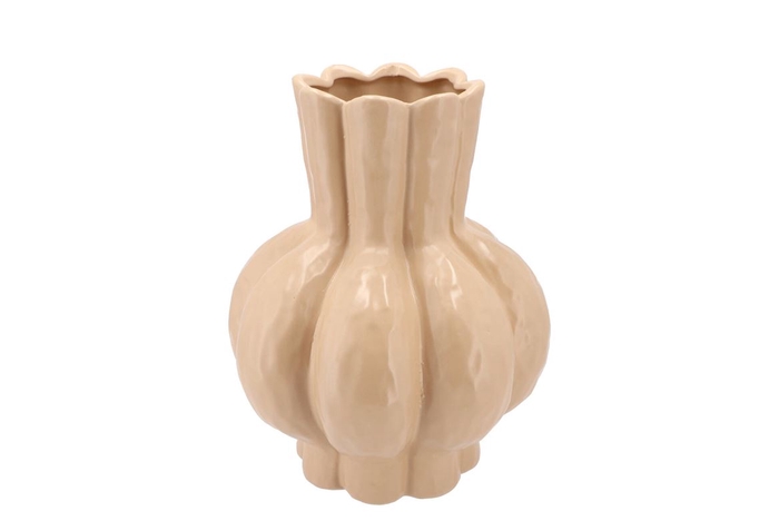 Garlic Sand Low Vase 28x35cm