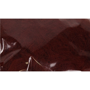 Fuzzy fibre 100 gram in poly Chocolate brown