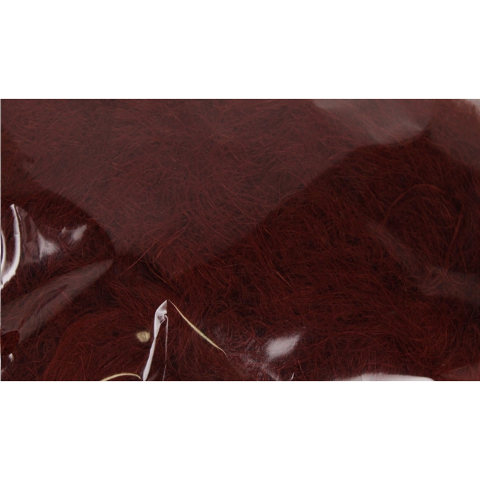<h4>Fuzzy fibre 250 gram in poly Chocolate Brown</h4>