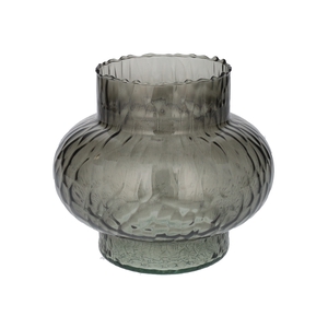 DF02-883913800 - Vase Hammer1 d11.5/19xh16.5 grey Eco