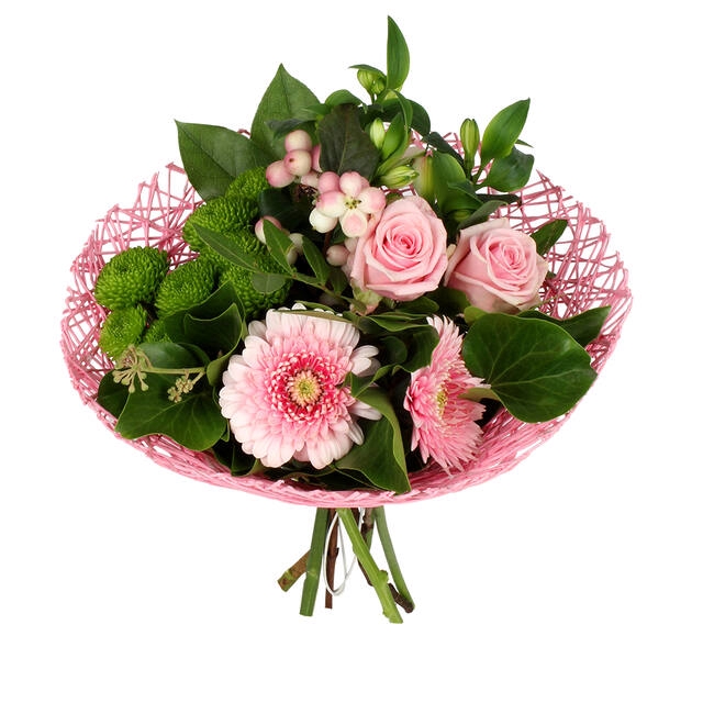 <h4>Bouquet holder Twist Ø20cm pink</h4>