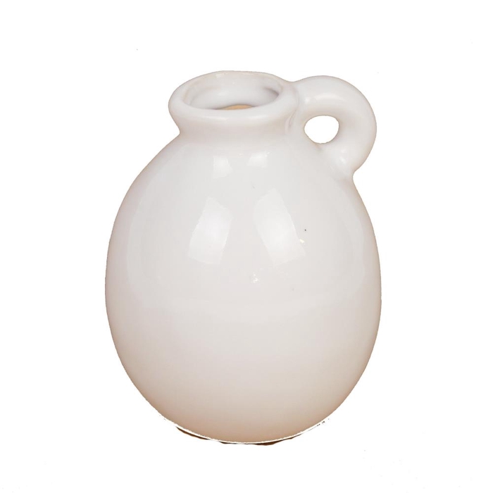 <h4>Vase concr ø10x13cm white</h4>