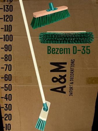 <h4>Bezem Met Steel D35cm</h4>