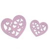 Mothersday Deco hanging heart  5-7cm x20