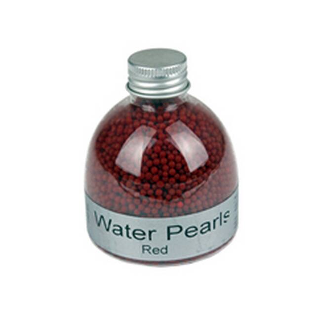 Vase water pearls-shape red FLEURPLUS 150ml