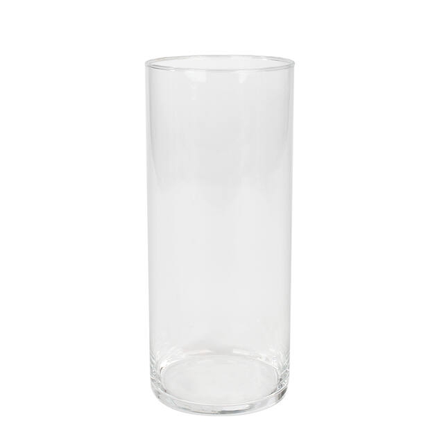 <h4>Vase Lusaka glass Ø9xH21cm HC</h4>