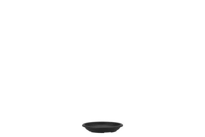 <h4>Flowermaterial Plastic Saucer 10cm Black Set Of 10</h4>