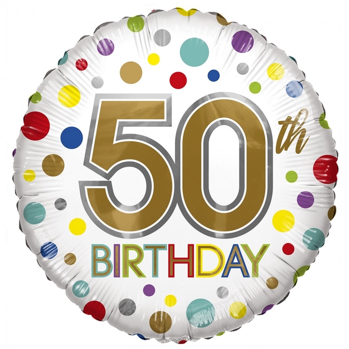 <h4>Party! Ballon Eco Birthday 50 45cm</h4>
