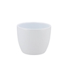 Ceramic Pot White Shiny 8cm