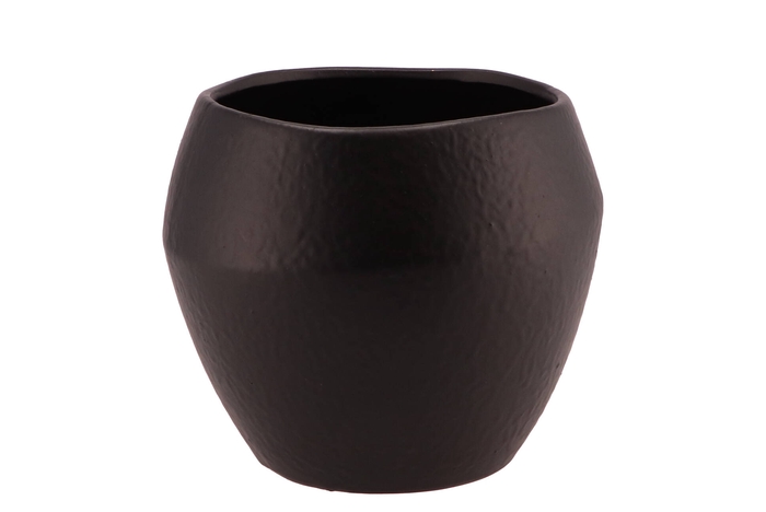 Amarah Black Pot Boule 21x17,5cm
