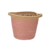 Tripoli Basket Pot Pink 20x18cm Nm