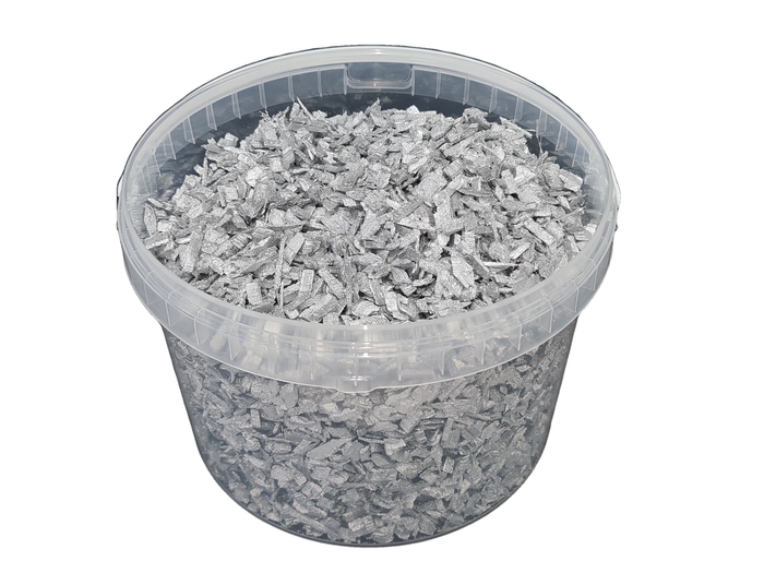 <h4>Wood chips 10 ltr bucket silver</h4>