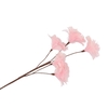 Silk Feather Flower Pink 5 Op Steel 85cm Nm