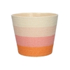DF06-720226267 - Basket Riley1 Multi d15.3xh13 cream/salmon/pink/orange