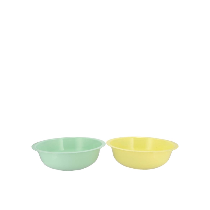 <h4>Zinc Basic Pastel Green/yellow Bowl 24x9cm</h4>