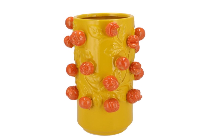 <h4>Fruit Mandarin Yellow Cilinder 21x31cm</h4>
