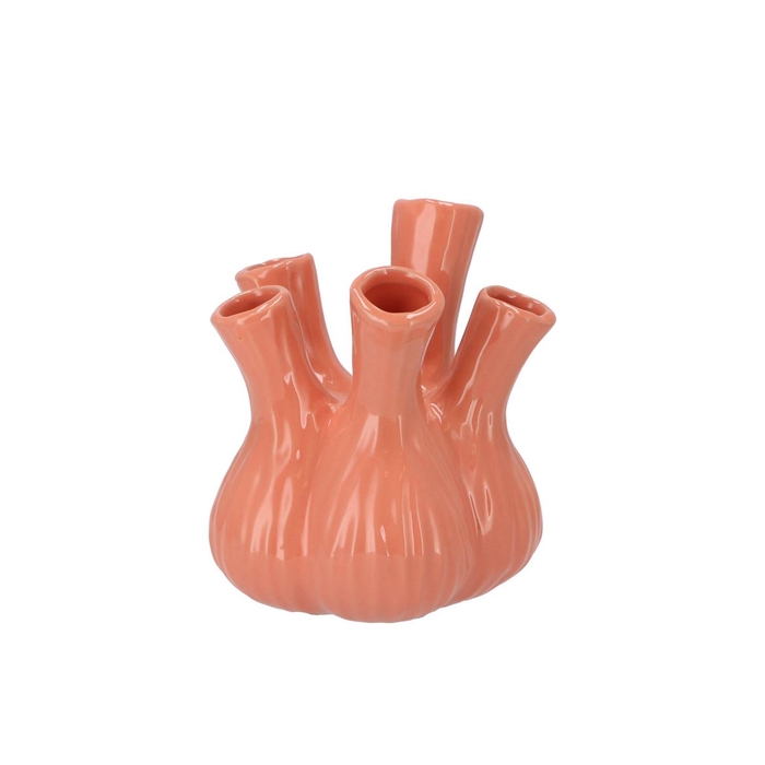 <h4>Aglio Shiny Old Pink Vase 17x20cm</h4>