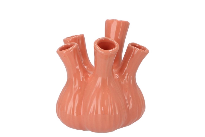 Aglio Shiny Old Pink Vase 17x20cm