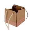 Bag Sporty carton 12,5x11,5xH12,5cm pink