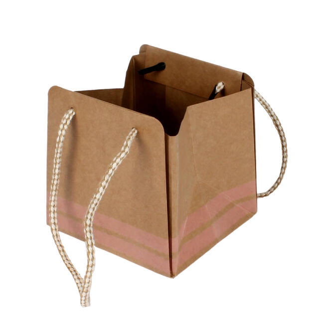<h4>Bag Sporty carton 12,5x11,5xH12,5cm pink</h4>