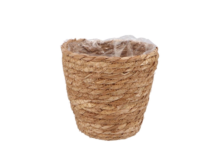 <h4>Seagrass Straw Basket Pot Brown 14x14cm</h4>
