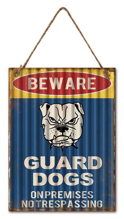 <h4>Wall Hanger Mtl Guard Dog 9849</h4>