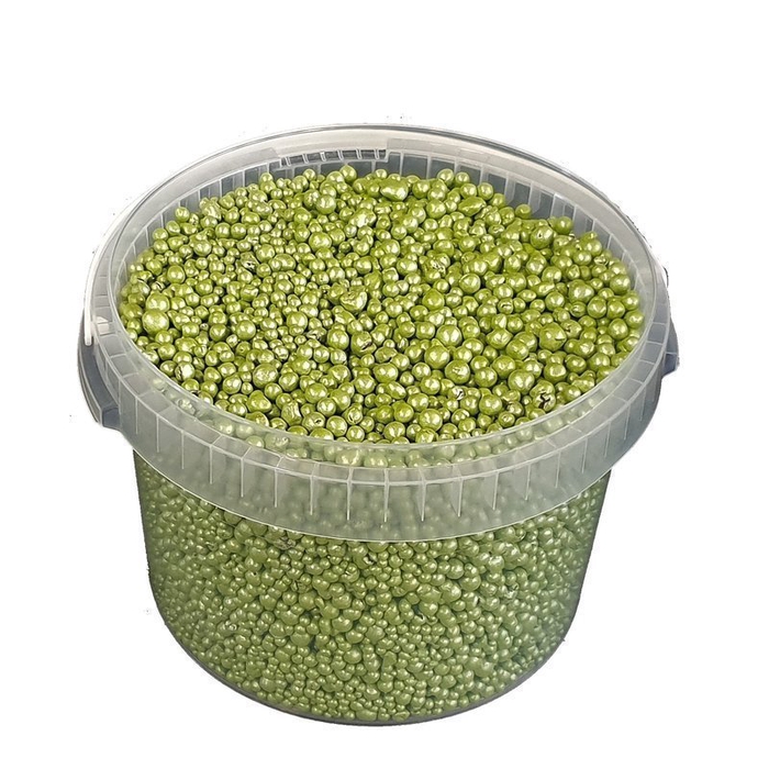 Terracotta pearls 10ltr bucket light green