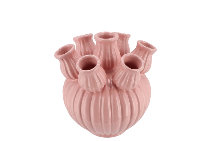 <h4>Amsterdam Light Pink Tulip Vase 16x15cm</h4>