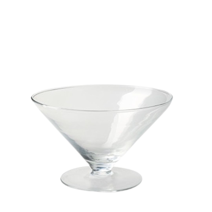 <h4>Glass Bowl Sonja/foot d19*10cm</h4>