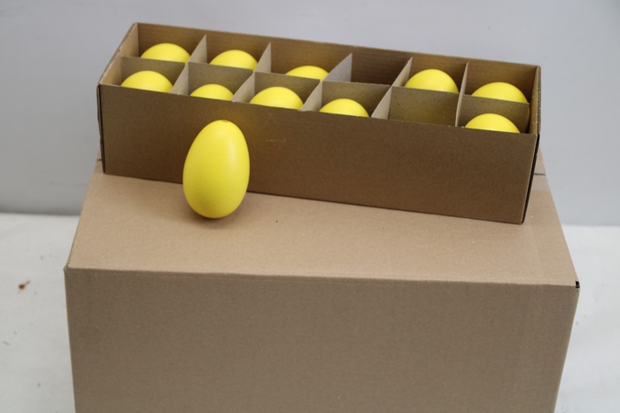 <h4>Egg goose paint yellow 12pcs per tray</h4>
