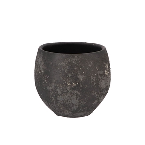 Bali Black Coal Pot 18x16cm