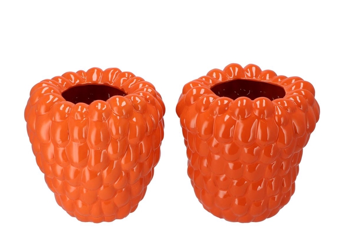 <h4>Raspberry Vase Orange 30x30cm</h4>