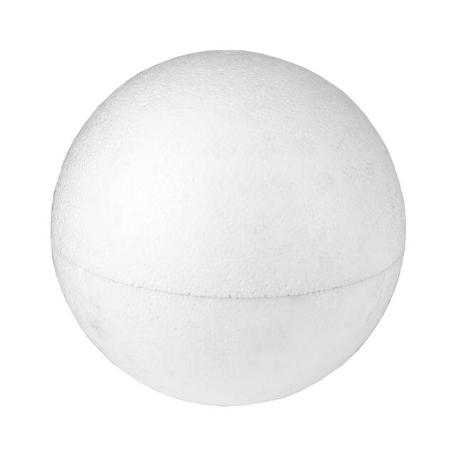 Styrofoam ball 25 cm white